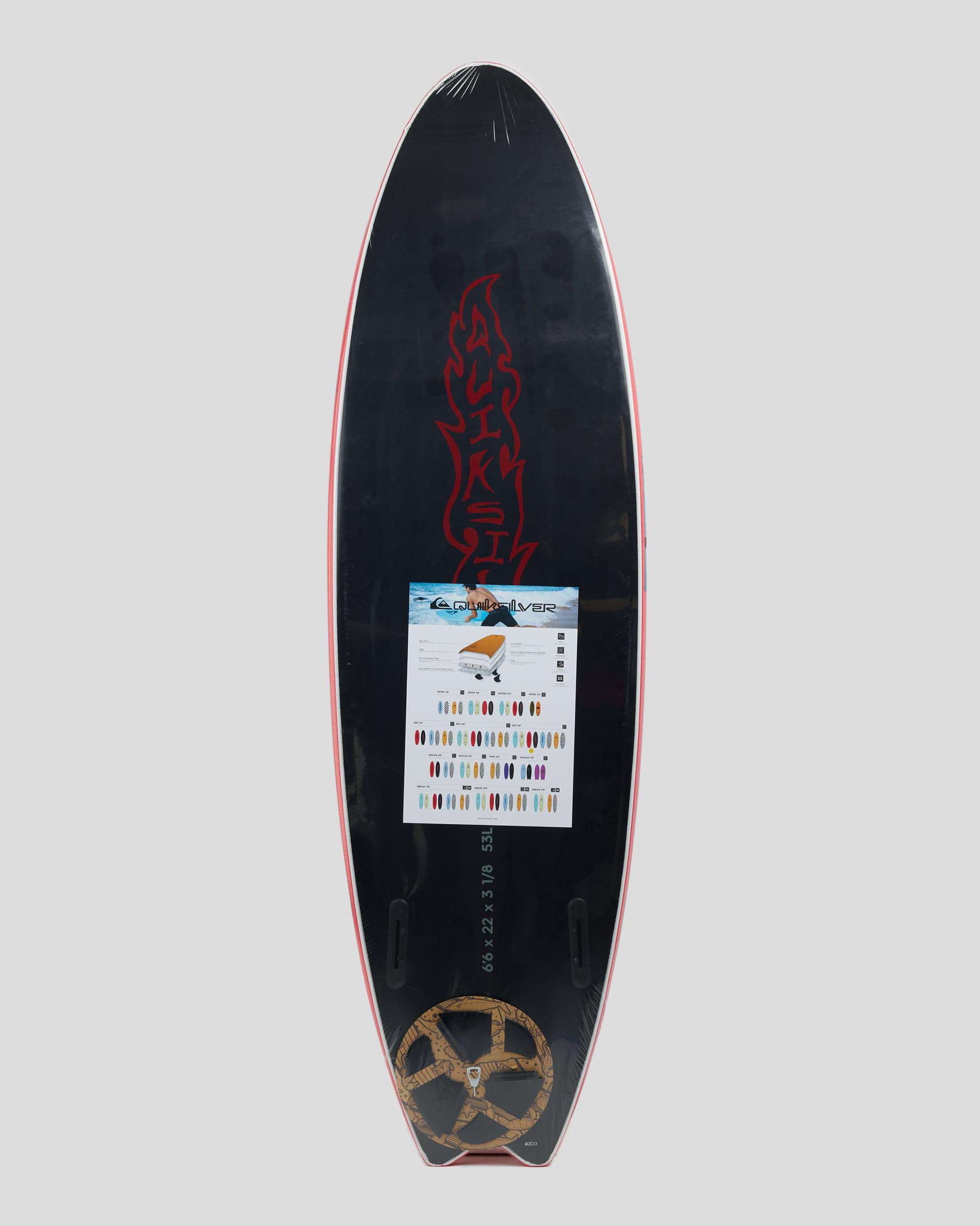 QUIKSILVER 6'0" SOFTBOARD DISCUS