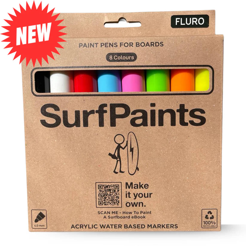 Surf Paint - Pastel Acrylic Paint Pens - Size 4mm Bullet Nibs