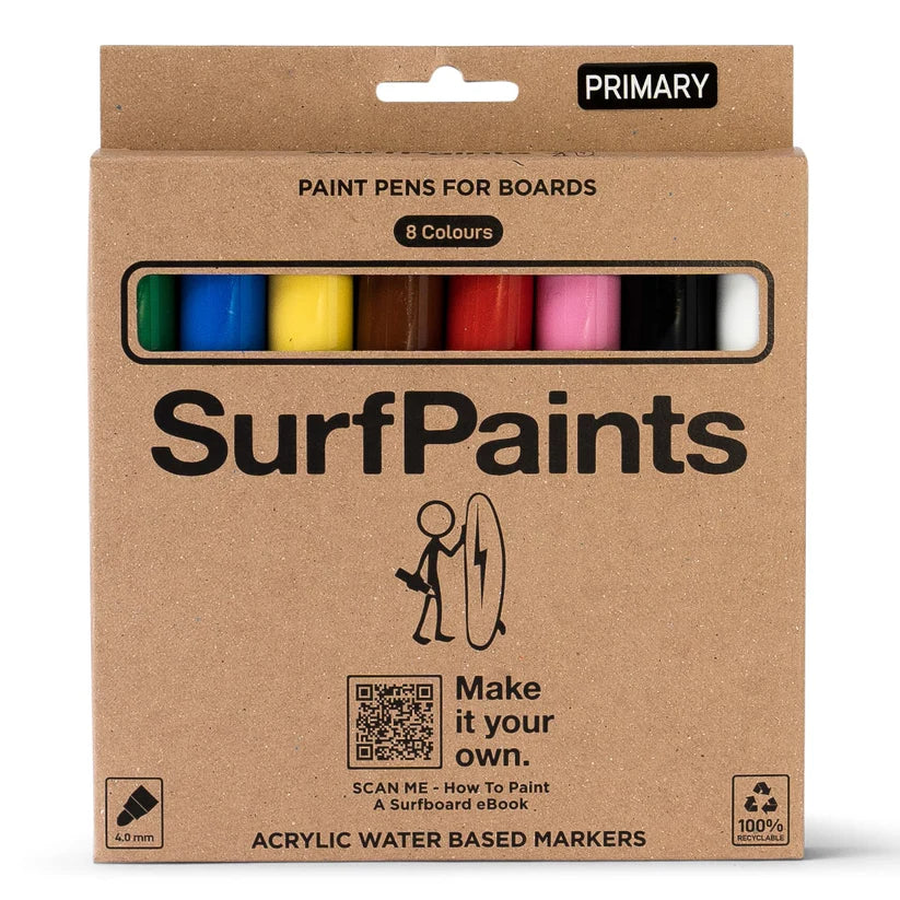 Surf Paint - Pastel Acrylic Paint Pens - Size 4mm Bullet Nibs