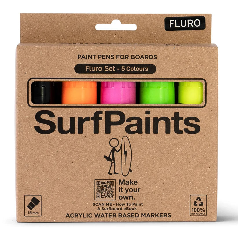 Surf Paint - Pastel Acrylic Paint Pens - Size 4mm Bullet Nibs