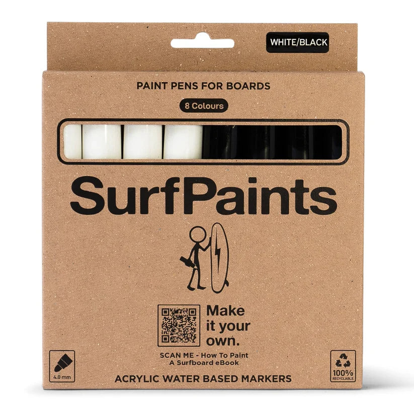 Surf Paint - Pastel Acrylic Paint Pens - Size 4mm Bullet Nibs