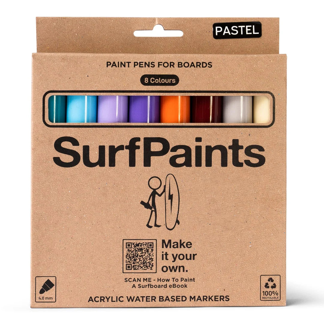 Surf Paint - Pastel Acrylic Paint Pens - Size 4mm Bullet Nibs