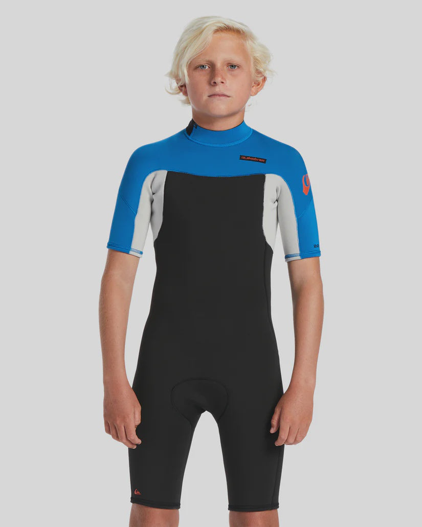 Boys 8-16 2/2mm Everyday Sessions Short Sleeve Back Zip Springsuit